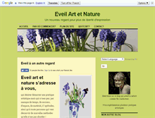 Tablet Screenshot of eveil-art-et-nature.com